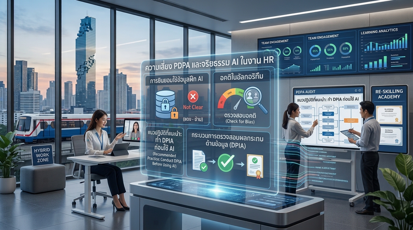 PDPA กับความเสี่ยงจากการใช้ AI ในงาน HR ความยินยอม อคติอัลกอริทึม และความสำคัญของ DPIA